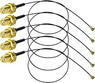 SMA Female to U.fl IPX Coaxial Cable SMA Female Jack Bulkhead to IPEX UFL MHF4 RF Pigtail WiFi Anten
