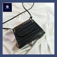 Tas Selempang Wanita Import Original Tas Bahu Wanita Korea Sling Bag Wanita Tas Wanita Fashion Croco