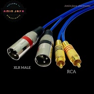 XLR to RCA Audio Cable - Kitani long-lasting quality XLR male to RCA cable