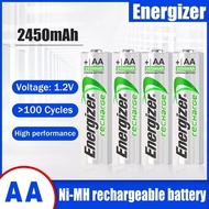 Energizer AA Rechargeable Battery 1.2V 2450mAh For electronic cameras, cameras toys Ni