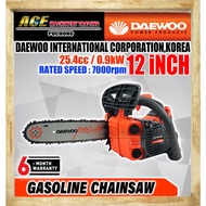 DAEWOO 12" Chain Saw Heavy Duty Petrol 2 Stroke ChainSaw With 12"Chain (25CC) DCS2512T