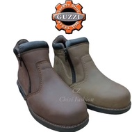 GUZZI MEN'S SAFETY SHOES # G921 # SAFETY BOOTS # GENUINE LEATHER # KASUT KERJA SAFETY LELAKI KULIT Z