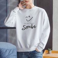 Long Sleeved Printed Sweatshirts Round Neck Sweatshirts Men Fashion Outdoor Korean Men Top M-4XL
