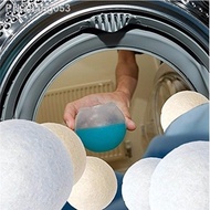 5pcs wool dryer balls natural fabric virgin reusable softener laundry 5cm