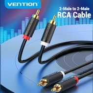Vention RCA Đường dây âm thanh 2 Male to 2 Male RCA Audio Cable cho TV CD Player DVD Player Power Am
