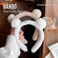 [JAFA] VIRALBANDO HEADBAND HAIRBAND PLASTIC FUR CAT BEAR EAR BEAR CAT