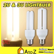2U 3U OKES/OKA Tube Bulb 9w 18w 22w Lighting Light Bulb E27 PLC Energy Saving 2700K 6500K Lightbulb 