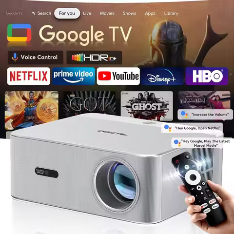 OSCAL PV800 Pro 4K Projector with WiFi 6 / Bluetooth, Smart Movie Projector with Auto Focus, Proyect