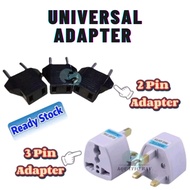 Universal 2 Pin 3 Pin Conversion Plug Universal Adaptor
