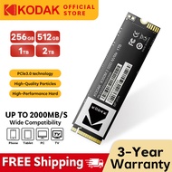 KODAK M.2 X350 SSD Gen3.0 NVMe PCIe | การ์ดความจำ2000MB/S | การถ่ายโอน1GB/0.5S | รับประกัน5ปี | Grat