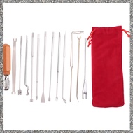 (ZCFJ) 13Pcs Piano Tuning Tool Piano Tuning Maintenance Tool Piano Tuning Tool Kit with Tuning Wrenc