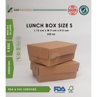 Disposable Lunch Box / Paper Lunch Box / Kraft Box Small