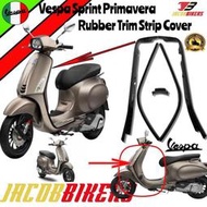 台灣現貨適用於 VESPA SPRINT PRIMAVERA 150 摩托車腳踏板側蓋橡膠裝飾條蓋襯裡腳踏板  露天市集