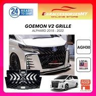 Toyota Alphard AGH30 2018 2019 2020 Facelift WALD front grill grille sarung Goemon type Monster gril