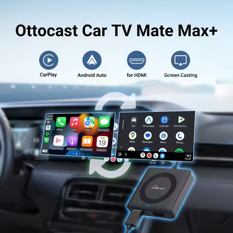 Wireless CarPlay Android Auto Adapter Car TV Mate Pro Max for Fire Google TV Stick Converter for OEM