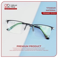 DJAVA OPTIK - Frame Zyco Kacamata Supersin Protector Half Frame