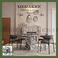 MERAKEE Natural Marble Table From Italy Dining Room Furniture Customization For Dining Coffee Side Table M02