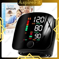 AspireFit Voice Prompt Blood Pressure Monitor Wrist Style Rechargeable Digital With Big LCD