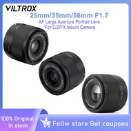 Viltrox 56mm 35mm 25mm F1.7 Cameras Lens Auto Focus APS-C Lens for Fuji X Nikon Z Sony E Mount