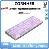 ZORNHER ZH980Contour 2.0 mechanical keyboard Bluetooth Office silent finished keyboard