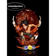 🔥READY STOCK🔥ONE PIECE WCF PORTGAS D ACE FIRE FIST ACTION COPY RESIN GK ACTION FIGURE STATUE MODEL 海