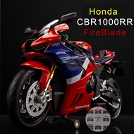 RMZ CITY 1:12 Scale Motor HONDA CBR 1000RR-R FIREBLADE BMW S1000RR Alloy Diecast Motorcycle Model Mo