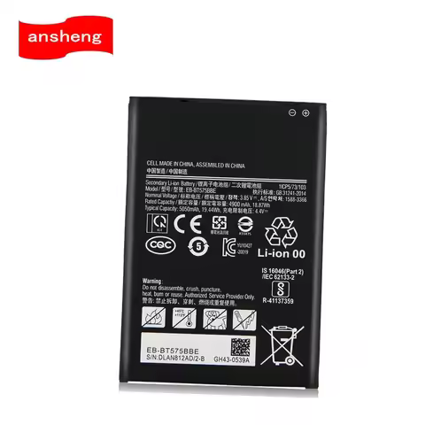 3.85V 4900mAh EB-BT575BBE Battery For Samsung Galaxy Tab Active 3 SM-T575 T575 SM-T570 GH43-05039A S