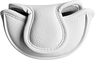 Classic Black/White Golf Putter Cover Magnetic, Mid Mallet Putter Head Cover Club Protection Case fi