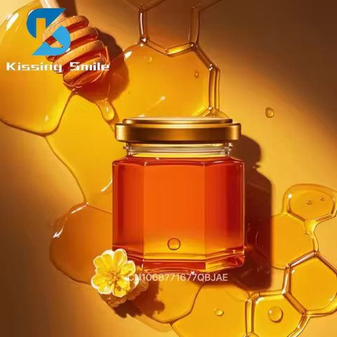 1/10/20Pcs Mini Glass Pot Set Small Honey Pot Honey Pot with Golden Lid Suitable Honey Guest Wedding