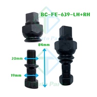 Belakang=Rear Wheel Bolt Hub Bolt With Nut BC-FE-639-LH/RH Black HD Tyre Bolt Tyre Screw Mitsubishi 