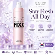 [K-Beauty] SO.NATURAL All Day Tight Setting Fixx 75ml/120ml | Makeup Lock Spray | Fresh All Day