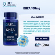 Imported USA life extension DHEA 100mg Bottle 60 Capsules