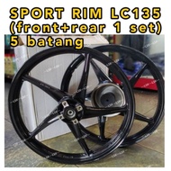 SPORT RIM LC135 (front+rear 1 set)5 batang