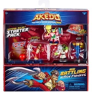 Akedo Series 2 - Ultimate Arcade Warriors Starter Pack - Legendary Kick Attack - Mini Battling Action Figures