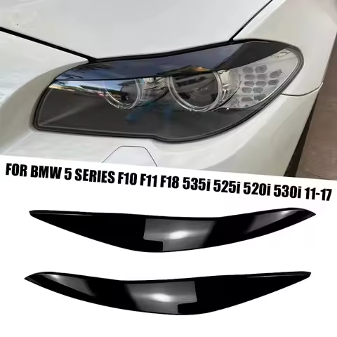 For BMW Accessories 5 Series F10 F11 F18 535i 525i 520i 530i 2011-2017 Car Headlight Eyebrow Eyelid