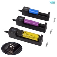Will Fast Lithium Battery Charging Charger Universal Smart USB Battery Charger Portable  Rechargeable 18650 14500 1634