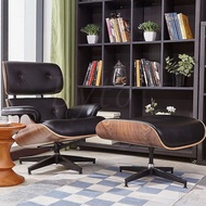 OROR Eames Lounge Chair Nordic Leather Personality Sofa Modern Simple Rotating Lazy Study Leisure Si
