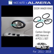 Nissan Almera Interior Decoration Carbon Fiber Design Trim For Almera (2011-2019) VACC Auto Car Acce