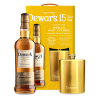 帝王Dewar's 蘇格蘭15年調和威士忌 (禮盒裝連酒壺)