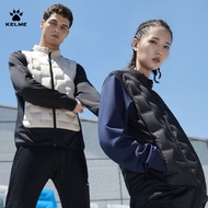 Kelme kelme Down Vest Winter Football Training Cold-Proof Warm Sports Vest Cotton Vest Waistcoat