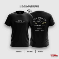 T-shirt T-Shirt LONG DISTANCE TRAINING CLUB Running Concept (XS-5XL)Black S-5XL