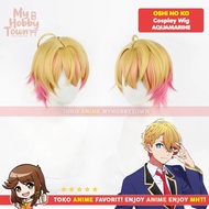 Wig Cosplay Anime Oshi No Ko : Aquamarine Hoshino Rambut Palsu