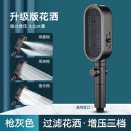 Supercharged Microphone Shower Nozzle Bathroom Bath Heater Household Water Heater Bath Handheld Shower Head Bracket Set