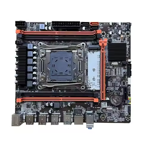 AB97-X99H Motherboard+E5 2666 V3 CPU+Switch Cable+SATA Cable Kit LGA2011-V3 DDR3X4 RAM Slot M.2 NVME