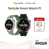 TechLife Smart Watch P1 - AMOLED Display & Premium Design | GPS Tracking | Bluetooth Tracking | IP68