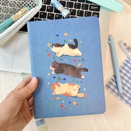 Dreamerhouse Cute Kitten Notebook A5 Blank Thickened Notebook Student Notebook
