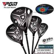 PGM MEGA PRO Professional men right handed golf wood fairway club set with adjustable driver Loft 6.5 7.5 8.5 9.5 10.5 11.5 12.5 and graphite shaft flex R SR S X