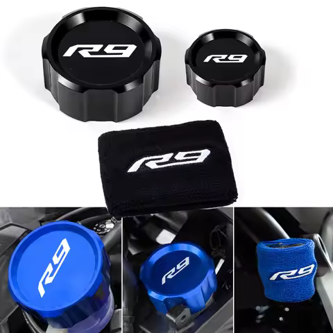 For YAMAHA R9 YZFR9 YZF R9 YZF-R9 2024 2025 Motorcycle Front Rear Brake Fluid Reservoir Cap Cylinder