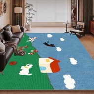 [New Product] Dopamine Carpet Living Room Colorful Large Area Full Decoration Carpet Household Bedro