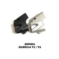 HONDA WAVE DASH110 DASH V2 DASH NEW ALPHA 110 Front Sprocket Cover [ Black / Silver ]